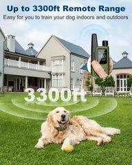 Leading ODM Provider: IPX7 Waterproof Pet Training Device with Enhanced Electric Shock Mode Dual-Channel Remote Collar