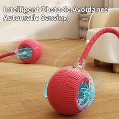 2025 Hot Sale Smart Cat Balls Electric Mascotas Interactive Speedy Tail Cat Toy Ball Pet Interactive & Movement Toys