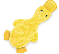 Pet Supplies Crinkle Dog Toy Cute Duck No Stuffing Duck Soft Squeaker Premium Chew Toys for Small Medium Large Dogs