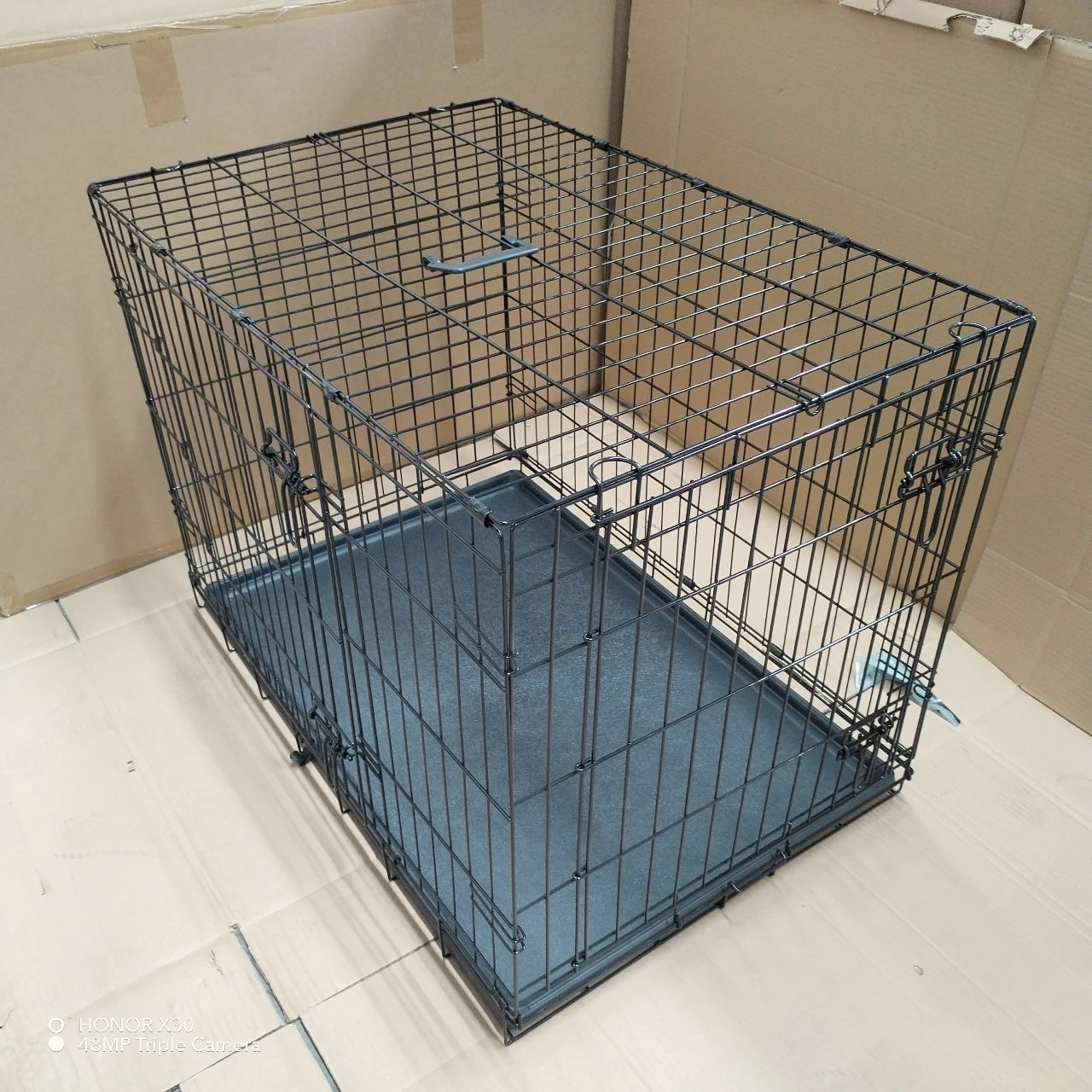 Foldable Collapsible Metal Large Metal Kennels Stackable Dog Cages for Large Dog Wholesale Dog Crate