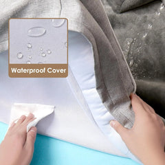 2025 New Arrival XL Dog Bed Waterproof Memory Foam Orthopedic Extra Large Dog Bed Egg-Crate Sides Non-Slip Washable Winter