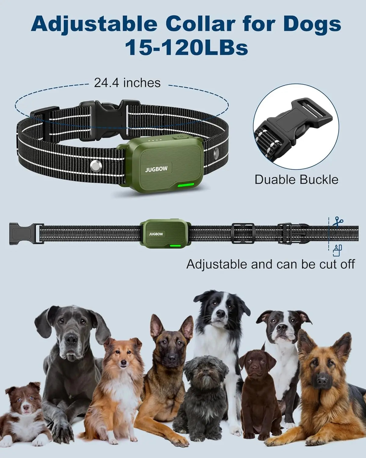 Leading ODM Provider: IPX7 Waterproof Pet Training Device with Enhanced Electric Shock Mode Dual-Channel Remote Collar